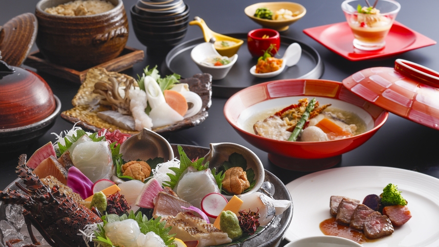 ≪別邸 蒼空 -SOLA-≫ 紅葉鯛・伊勢海老・淡路牛を味わう秋の饗宴／レストラン食