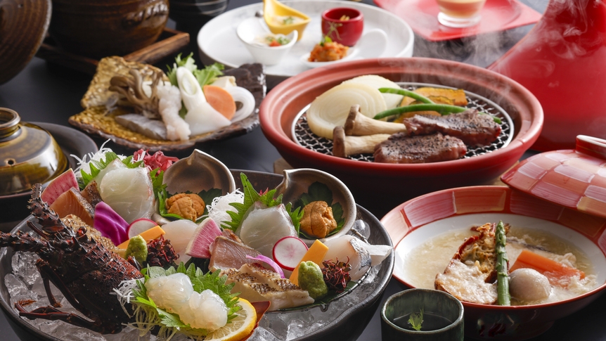 ≪別邸 蒼空 -SOLA-≫ 紅葉鯛・伊勢海老・淡路牛を味わう秋の饗宴／部屋食