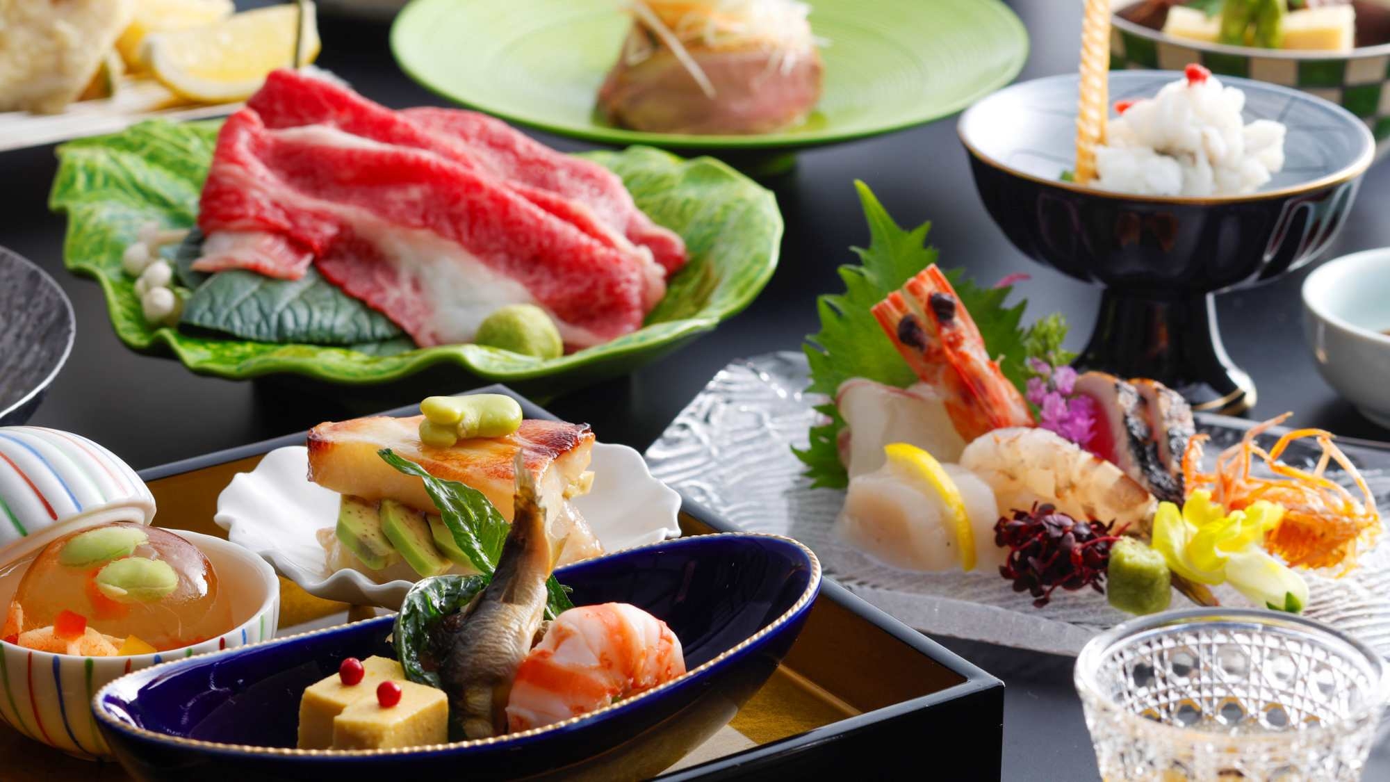 【スタンダード】迷ったらこちらがおすすめ♪伊賀牛と旬の食材を贅沢に…赤目山水園の伊賀牛と季節の会席
