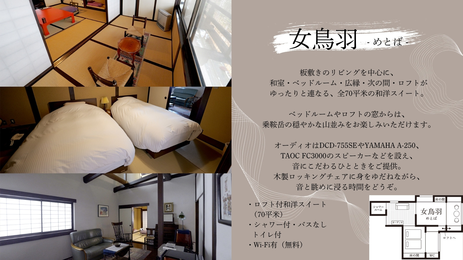 【女鳥羽- めとば -】