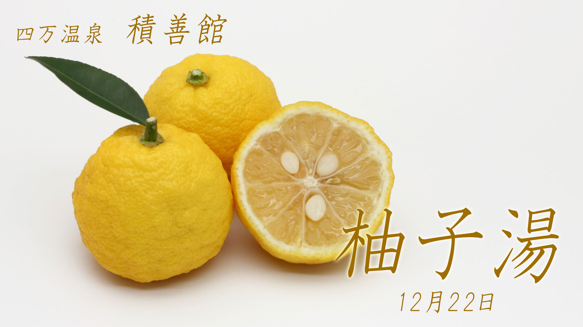 【冬至/「柚子湯」】