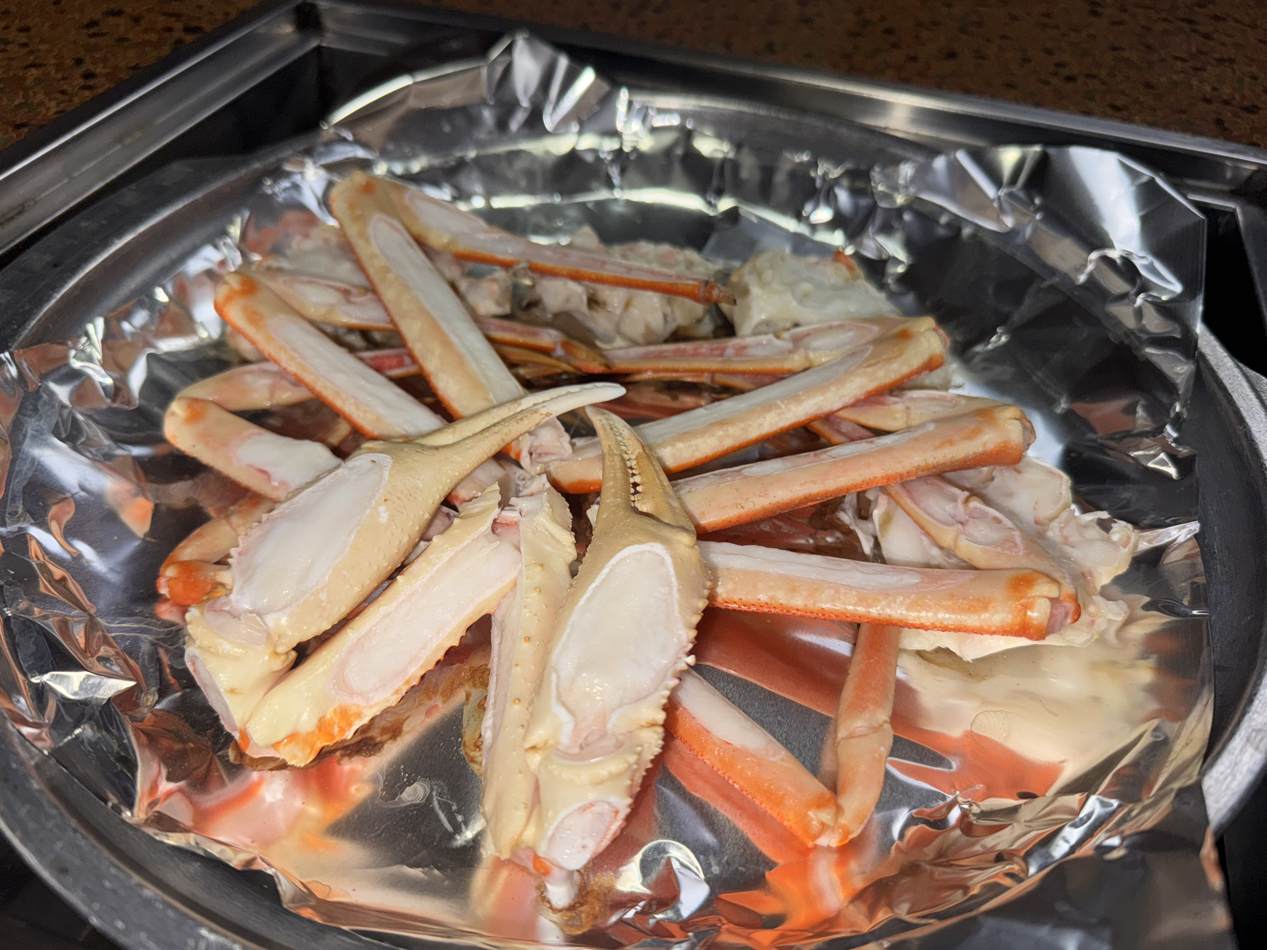 カニフルコース陶板蒸し焼き