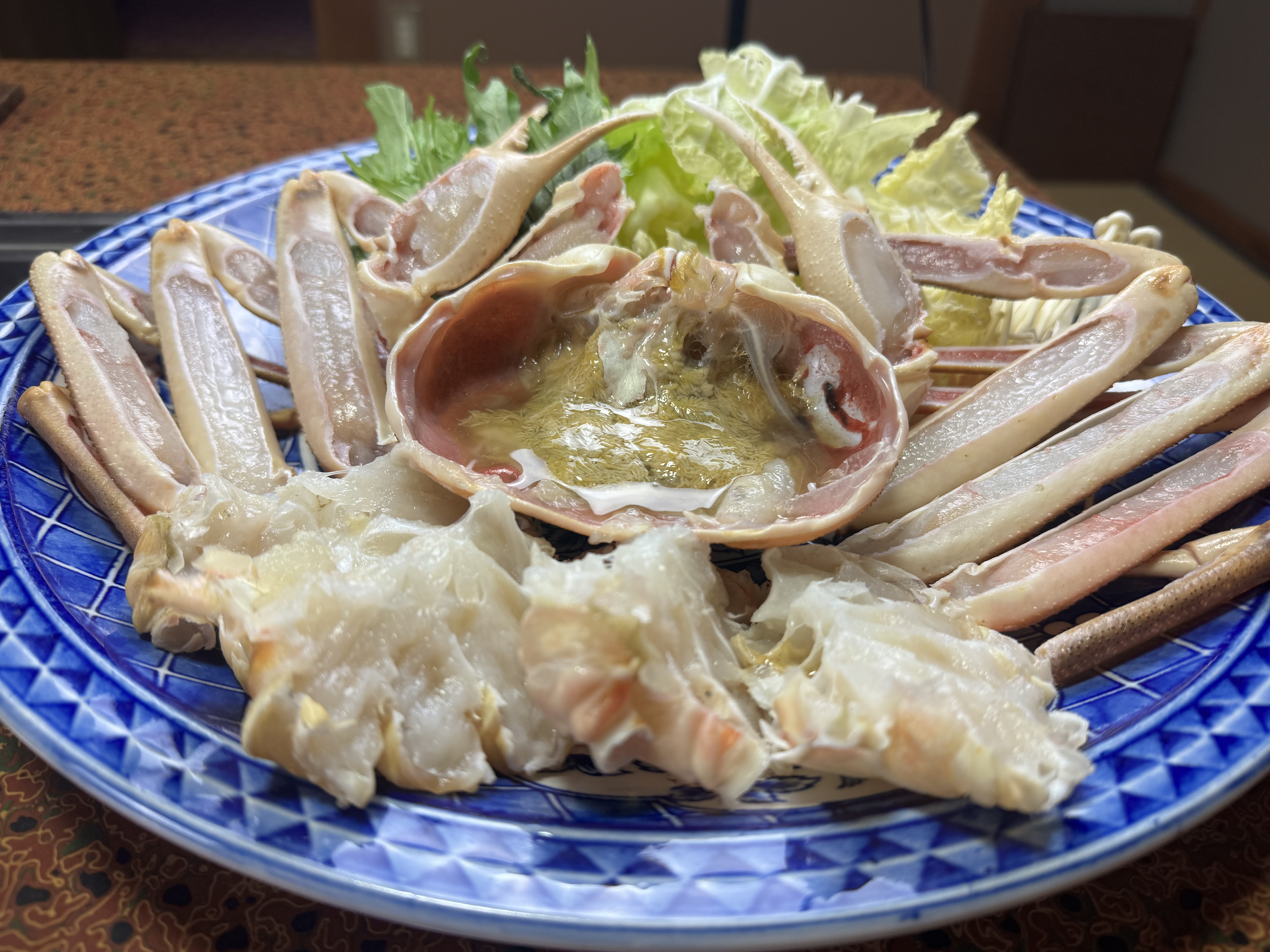 カニフルコースかにスキ鍋具材