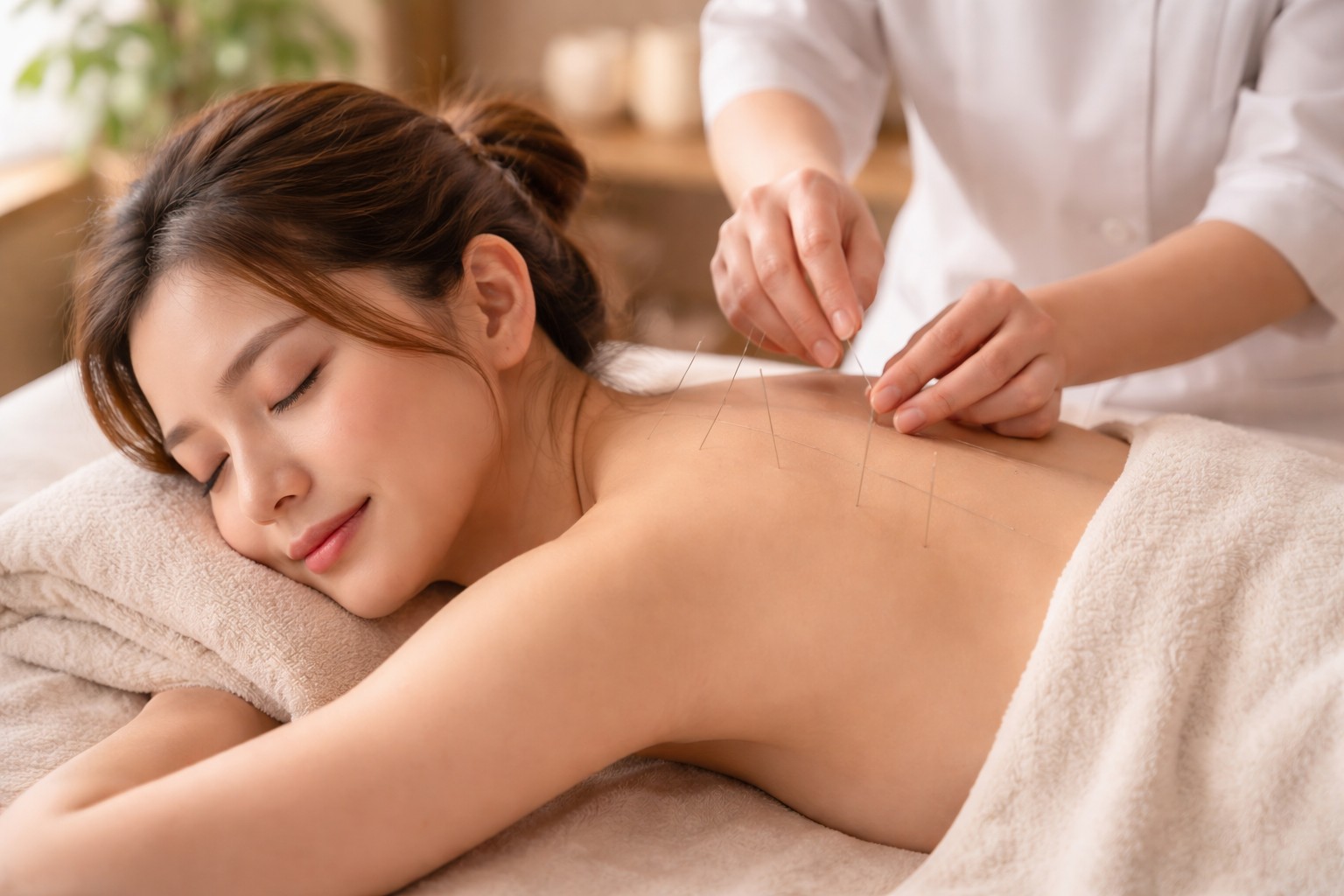 Fasting ＆　Detox　Plan　鍼灸イメージ