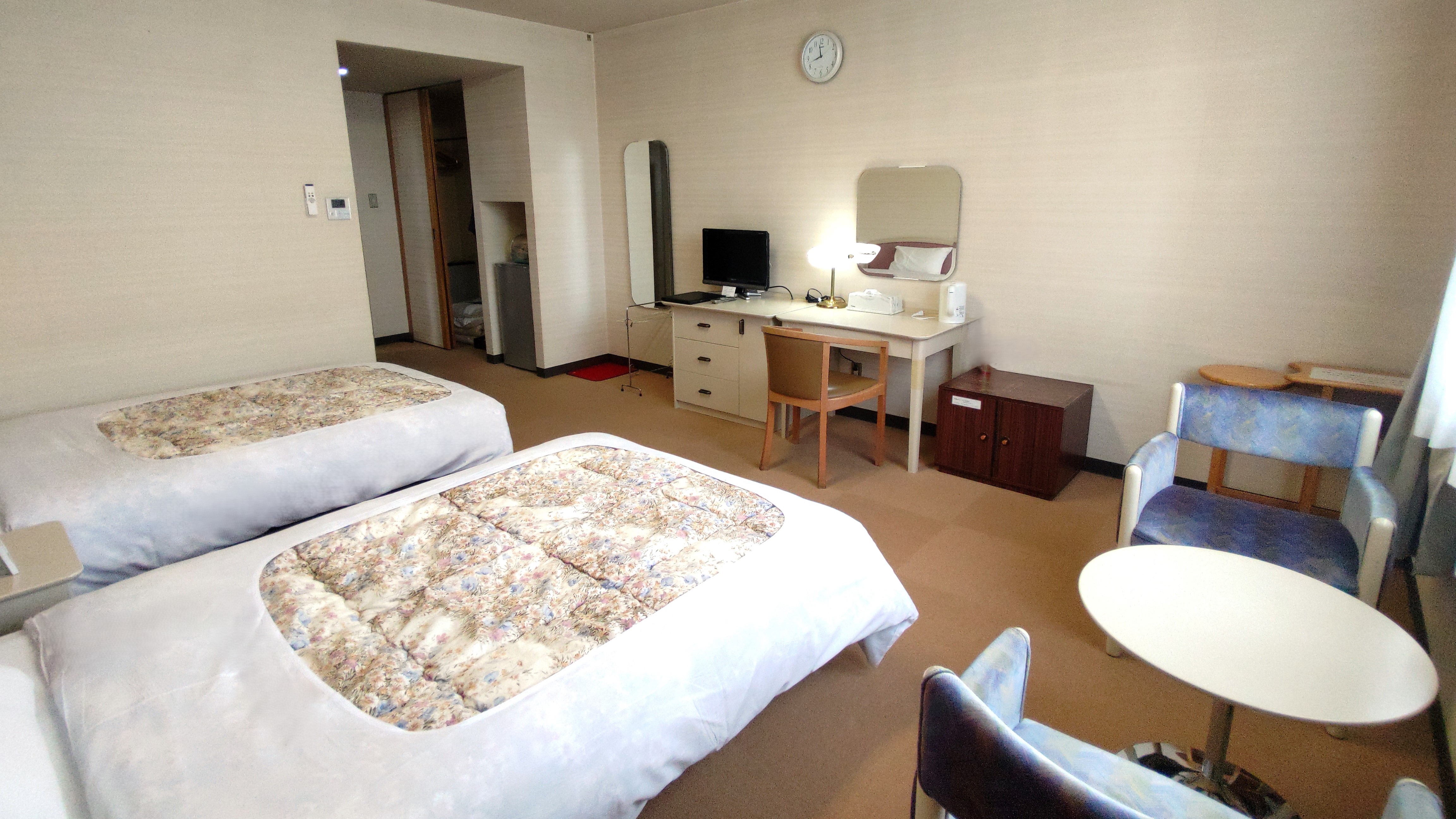 ◆【禁煙】洋室デラックスツインルーム（バス・トイレ付）／24㎡