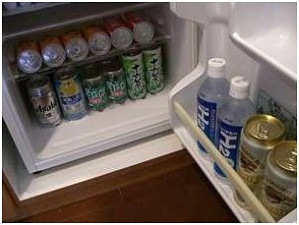 Refrigerator in the room