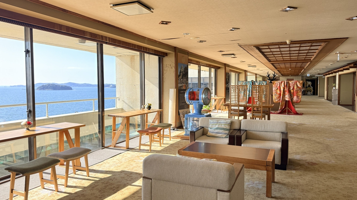 【昼食＆温泉■蒼海の膳■】活あわび＆みかわ牛×ご当地豚の贅沢食べ比べ◇三河湾の美味を満喫