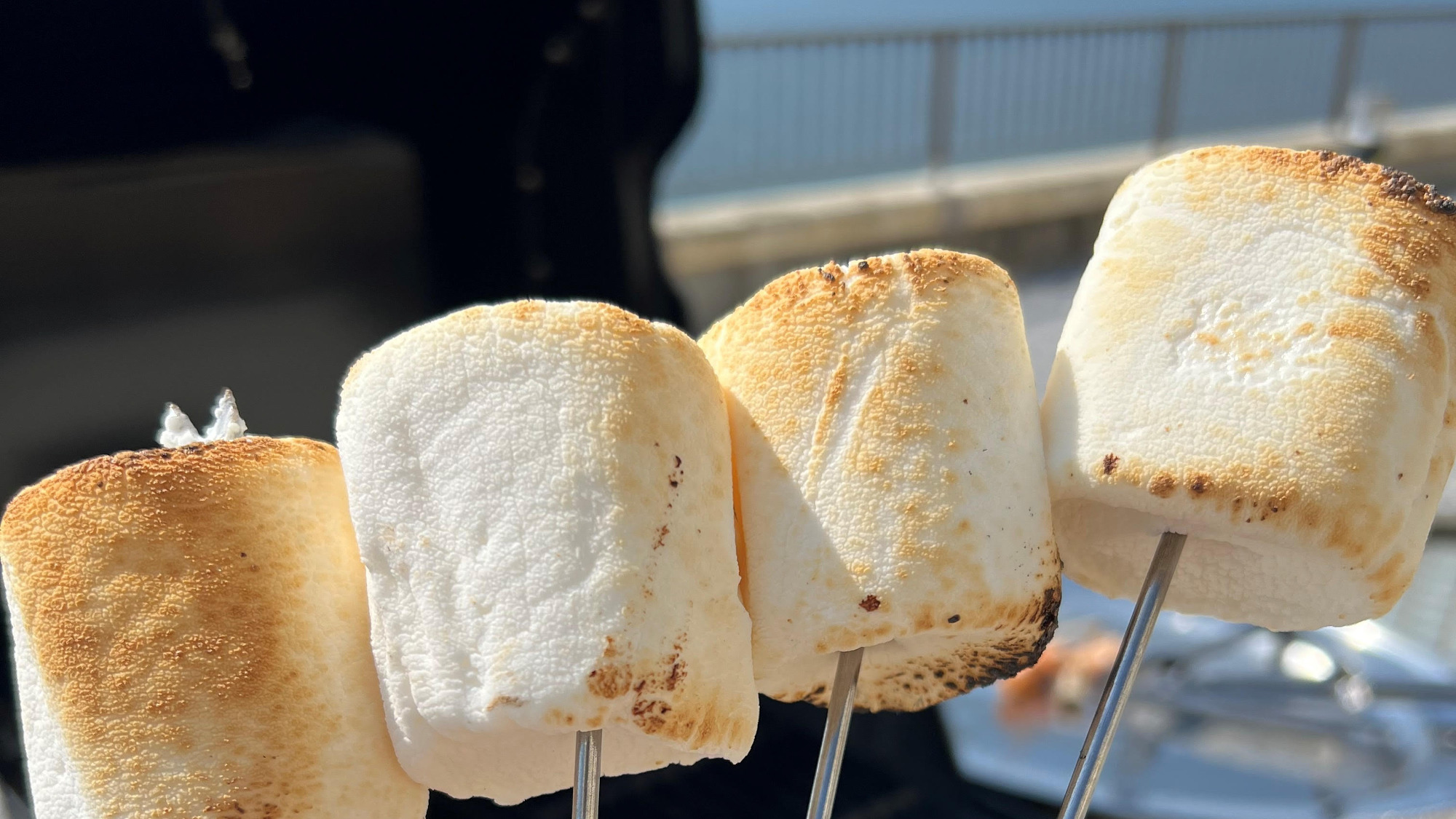 灯台テラス　BBQ　マシュマロ