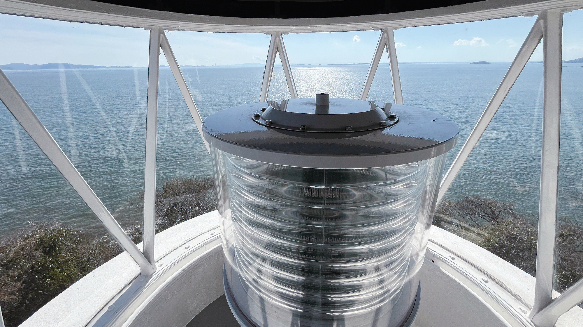 橋田鼻灯台　灯台内部