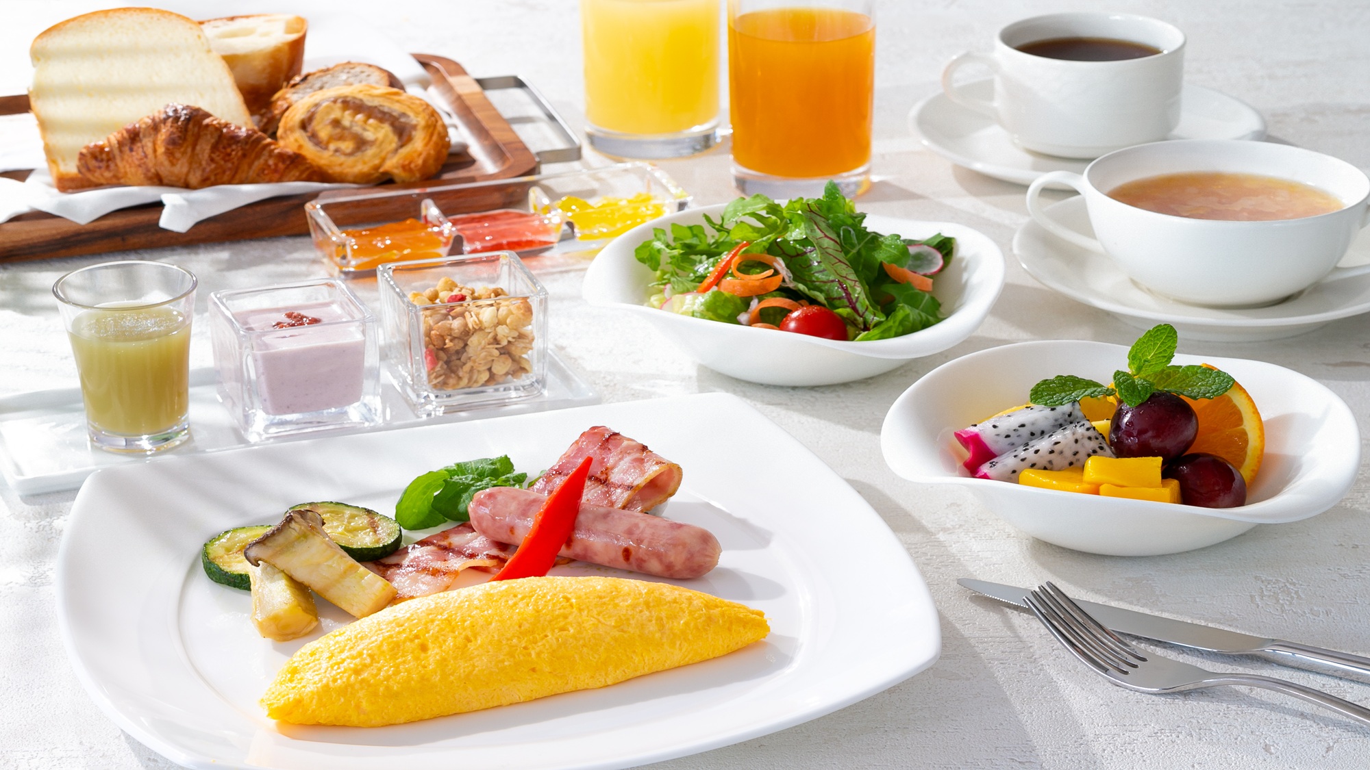 テラス朝食(洋食)