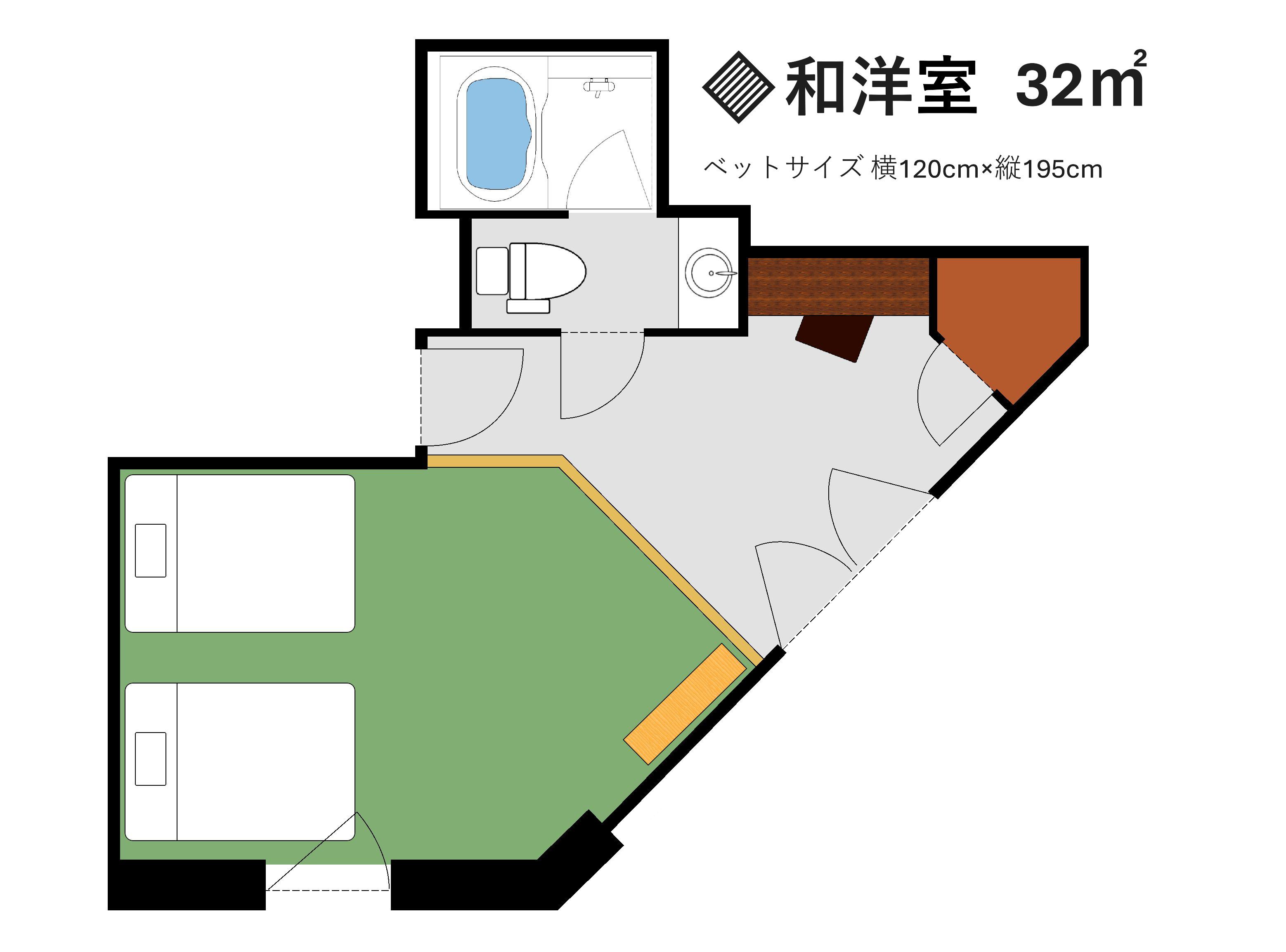 ◆和洋室(最大3名様までご利用可能。32.8㎡、和布団3組、YOUTUBE視聴可　55有機ELTV、
