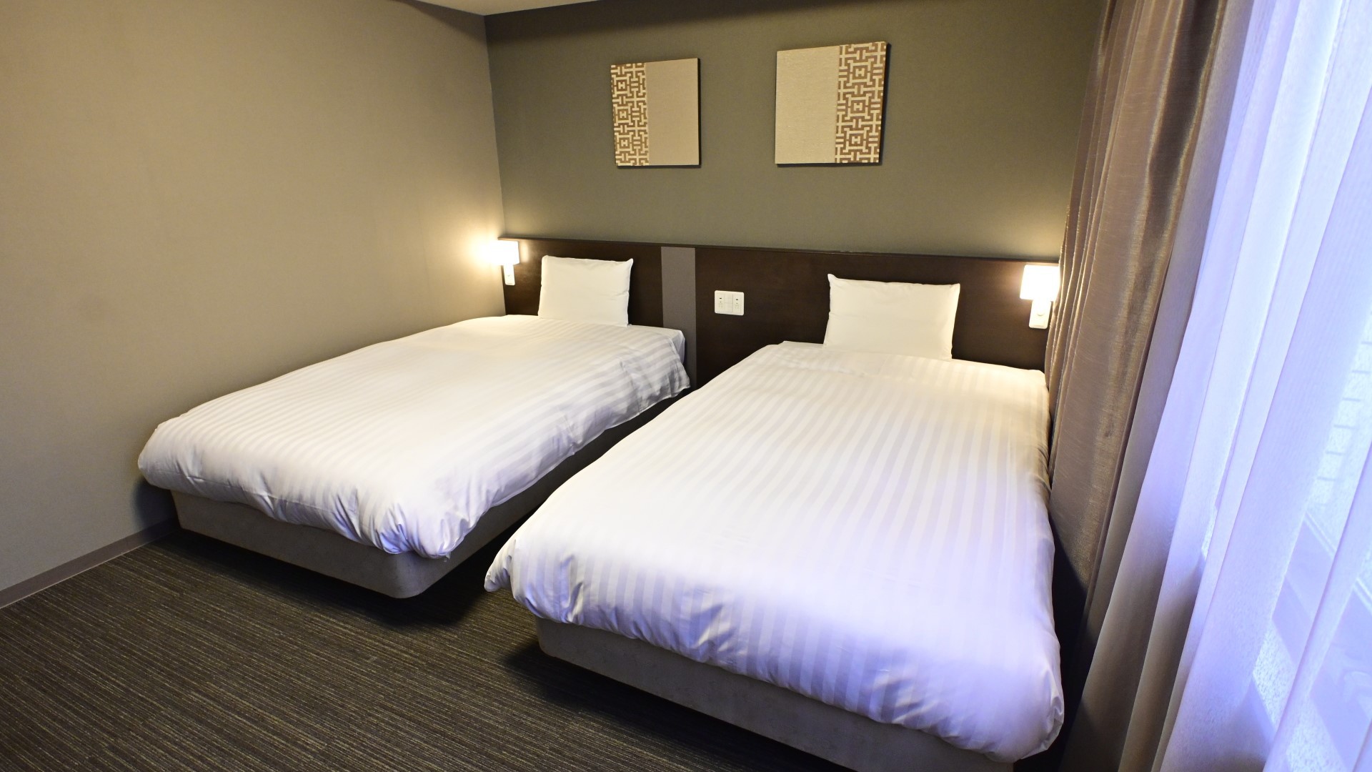 ◆クラブフロアツインルーム21.5平米(ベッド幅120cm×205cm×2台◆