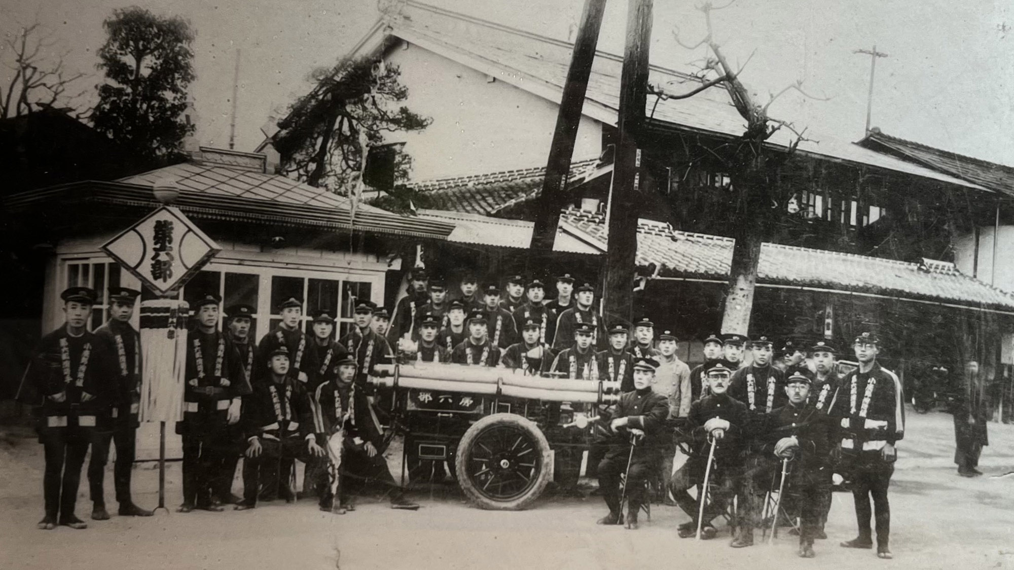 開業当初　お客様と