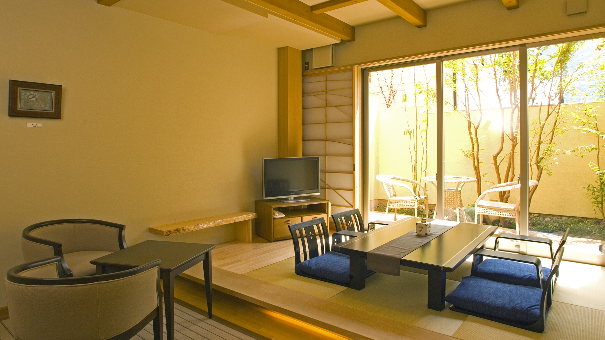 露天風呂付きメゾネット和洋室