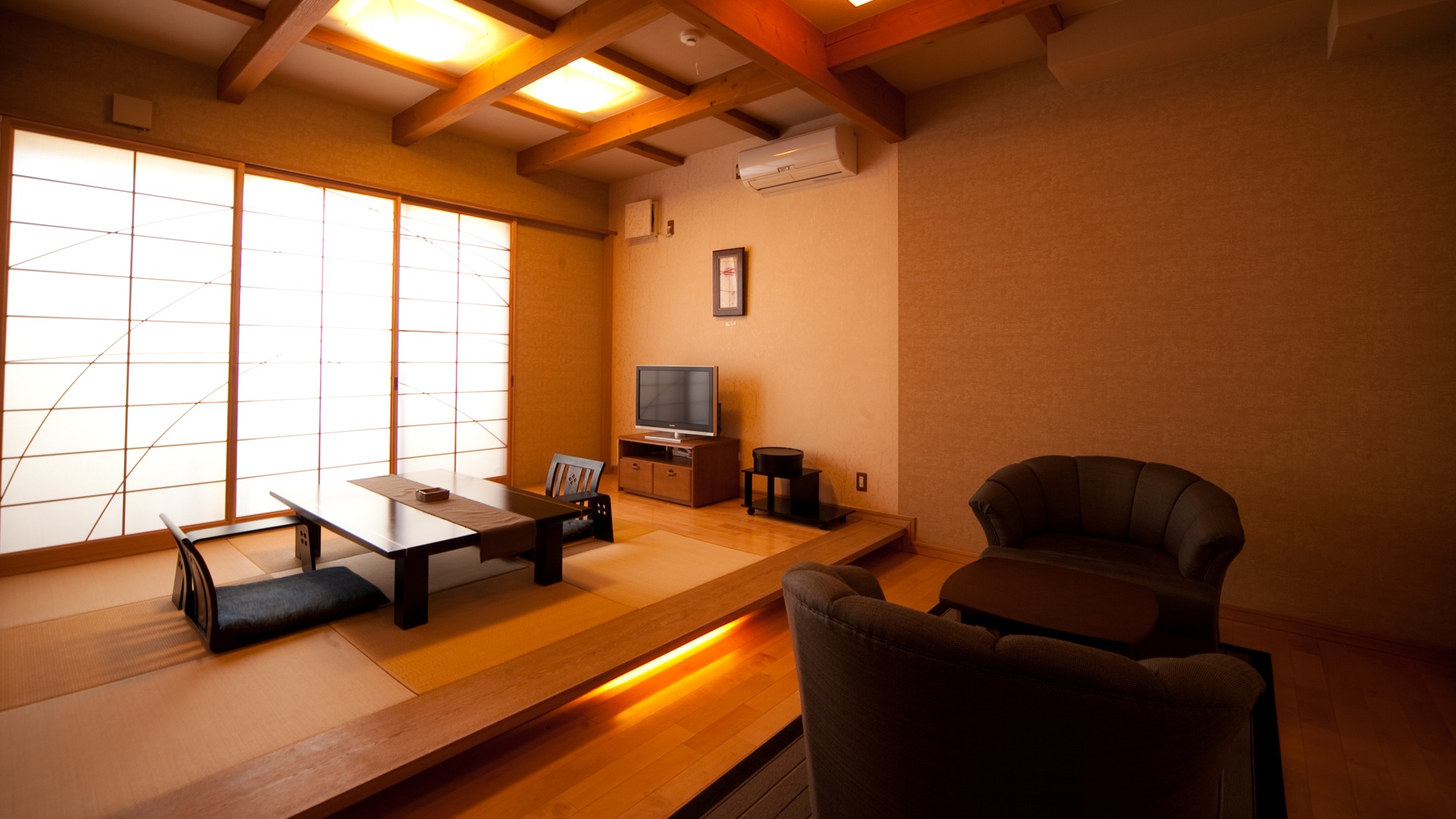 露天風呂付きメゾネット和洋室