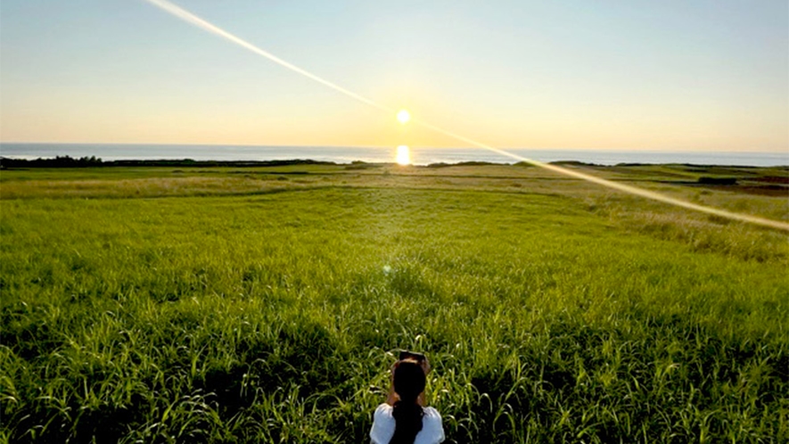 ・伊江島夕日の丘②