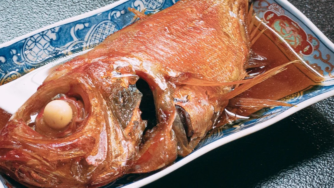 【グレードアップ】金目鯛の煮つけをお付けしたプランもご用意しております