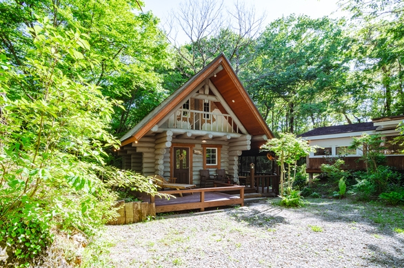 【自然満喫贅沢ログ】日光杉ログ×カナディアンブルー｜川のせせらぎ＆専用BBQデッキ付き【宿泊のみ】