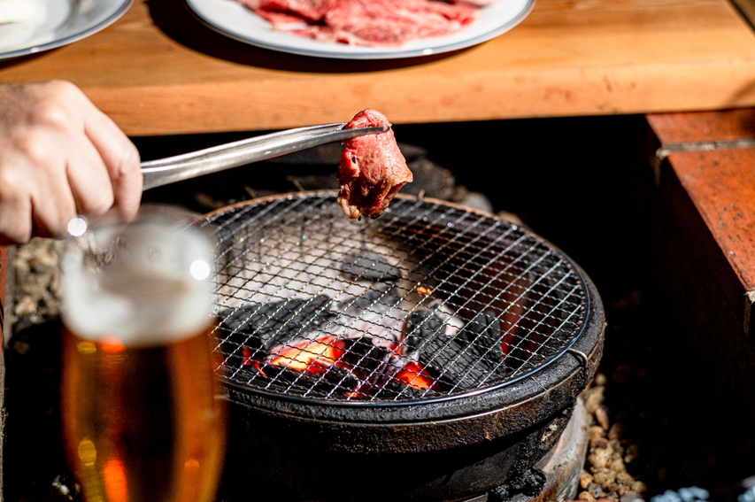 【手ぶらでOK！ワンランク上のBBQセットプラン】 オーナー厳選の炭で焼く極上国産和牛BBQ　夕食付