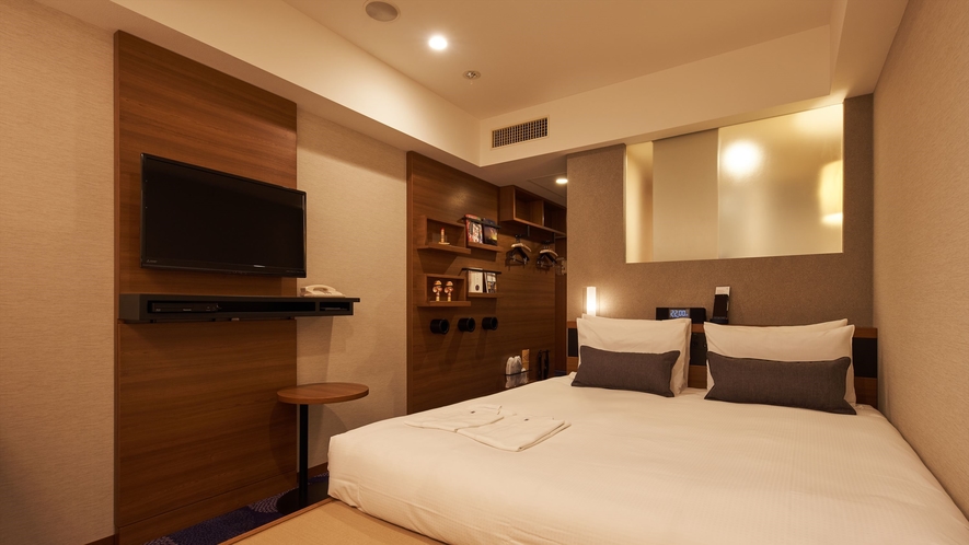 【客室】フォーラスダブルA -TATAMI ROOM-|19.7㎡