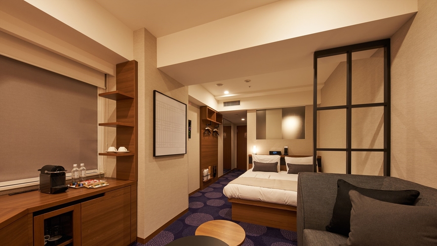 【客室】フォーラスダブルB -TOKYO SOHO-|22.8㎡