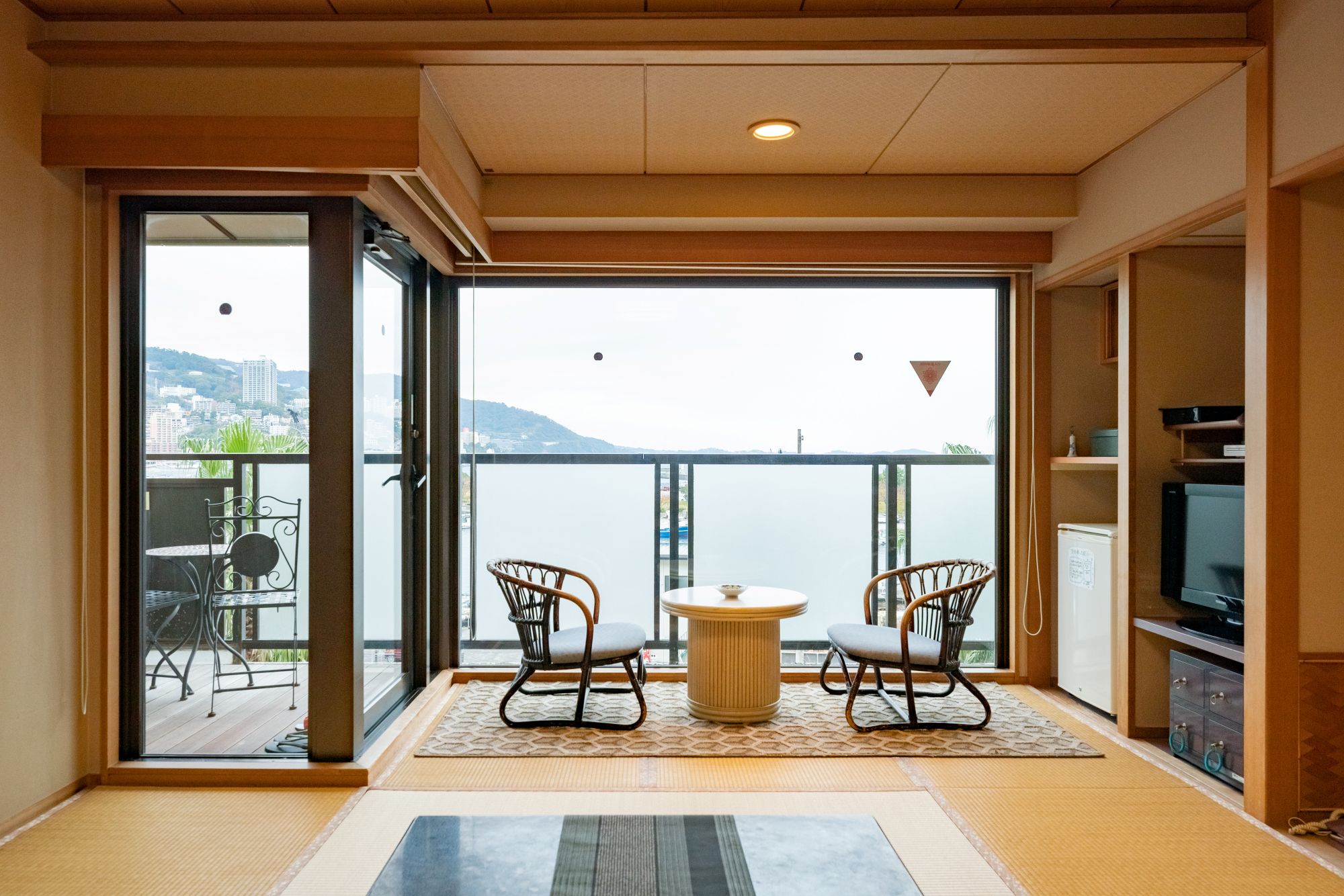 【露天風呂付客室】海側のお部屋で静かなひととき