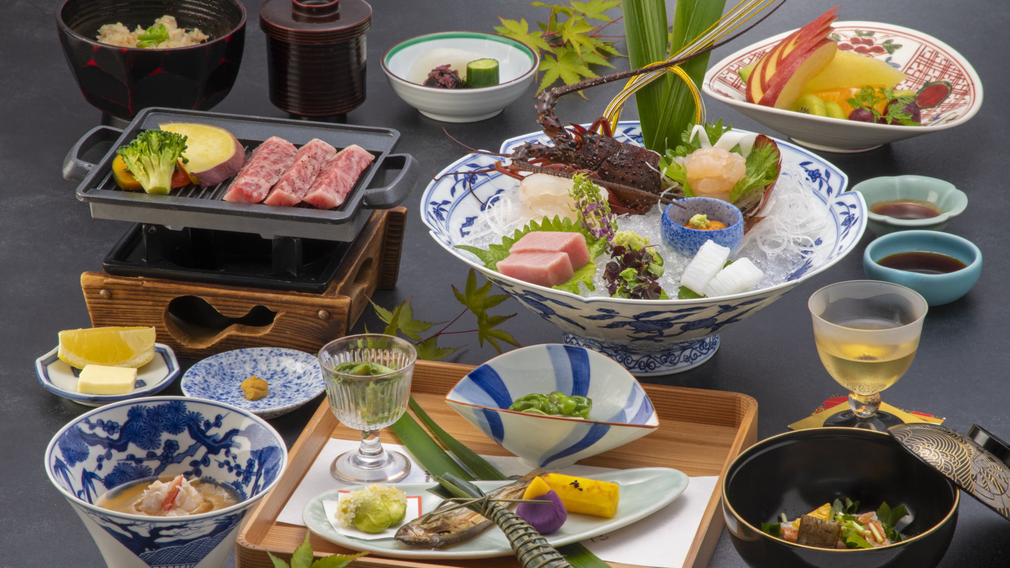 【さき楽30】伊勢海老や旬の鮮魚など。美味少量”悠味”コース「30日前の予約でお得プラン」