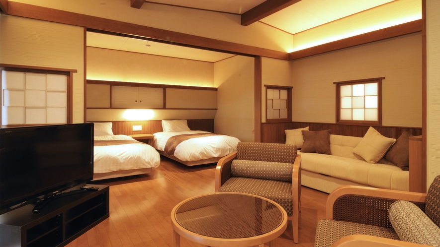 【洋室一例】日本旅館ではめずらしい洋室のお部屋でございます