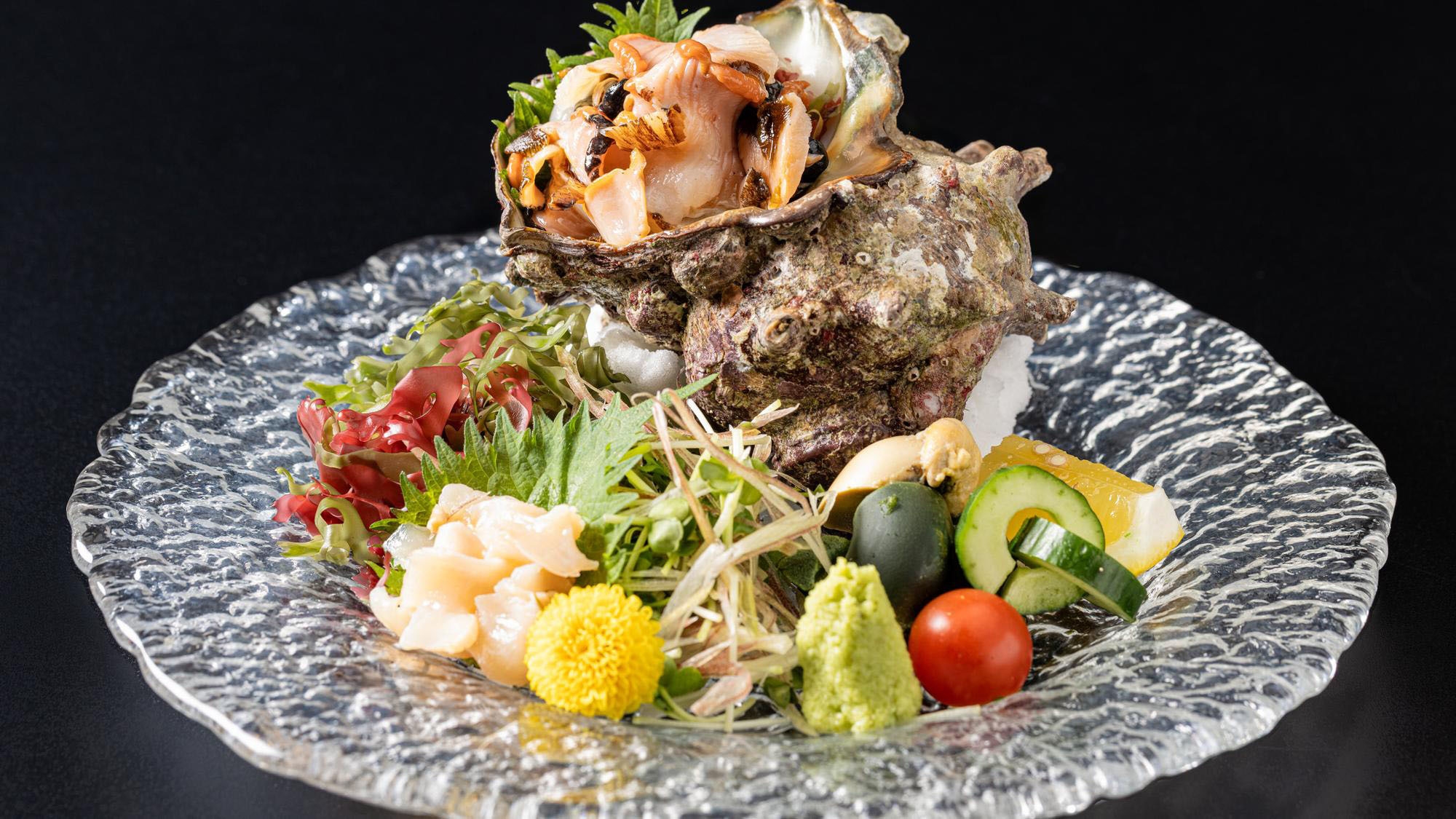 【夏季限定】釜さざえプラン