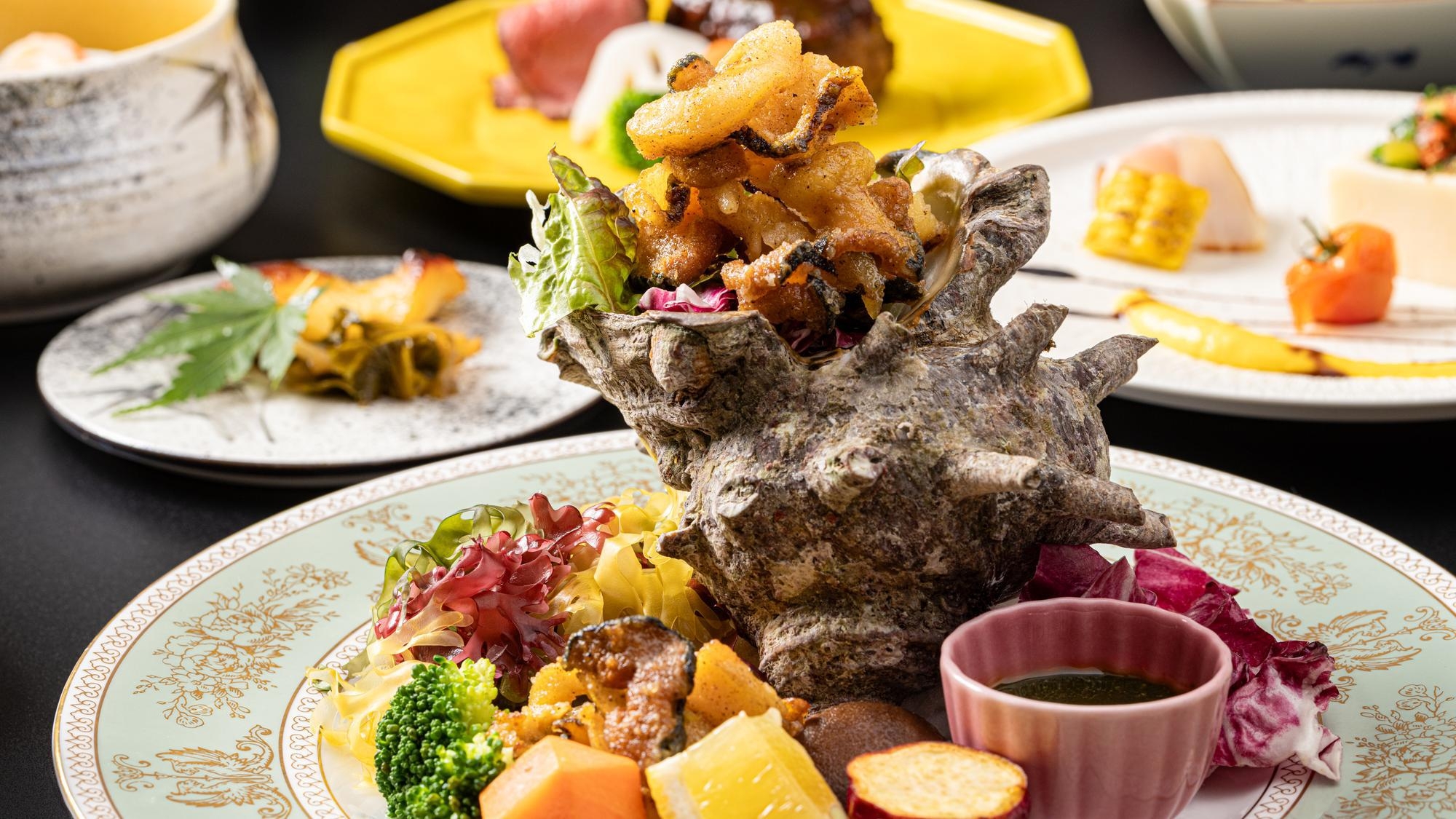 【夏季限定】釜さざえプラン