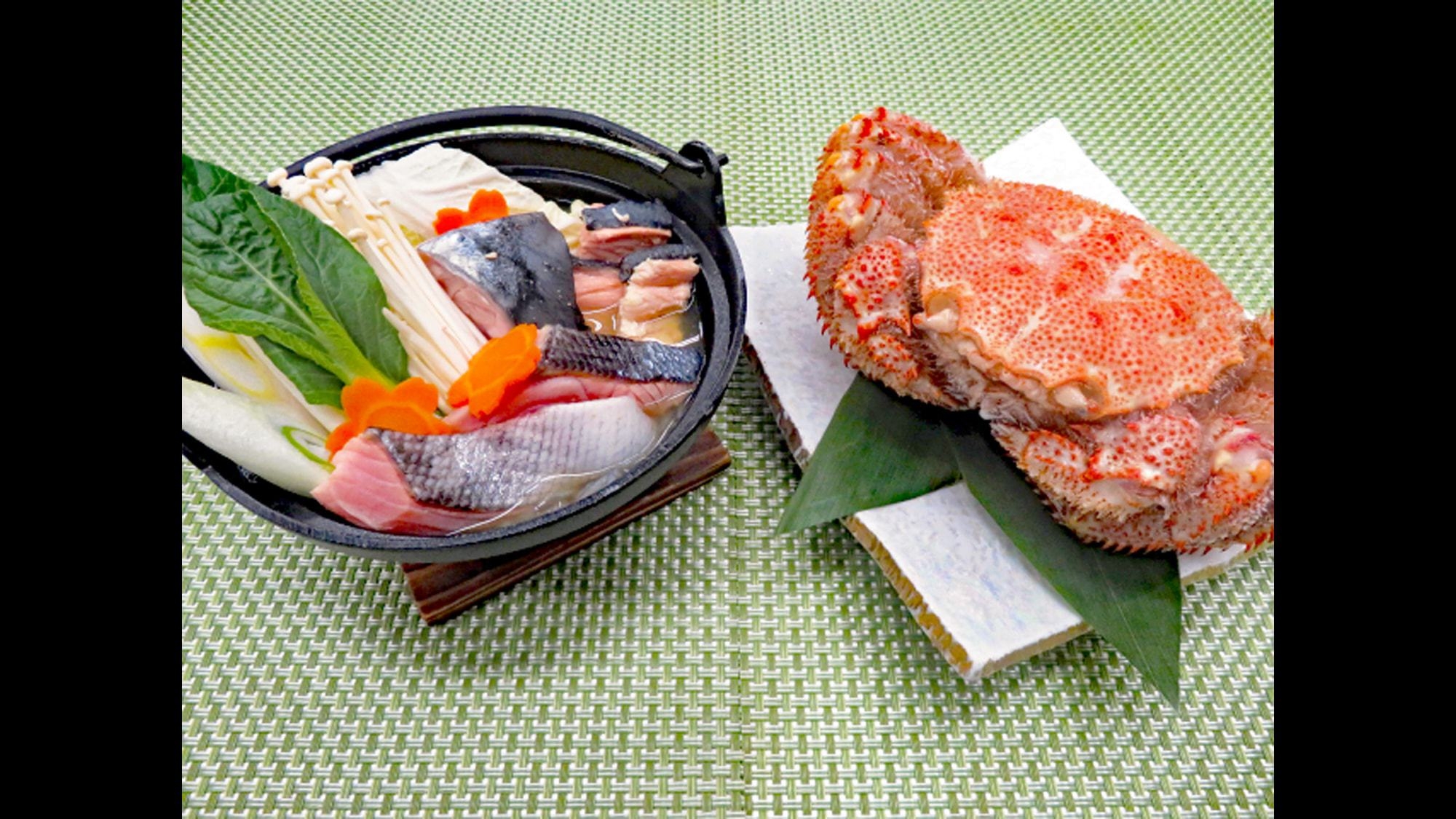 【秋冬限定！無くなり次第販売終了！】お手軽毛ガニプラン・和朝食【１泊２食付】