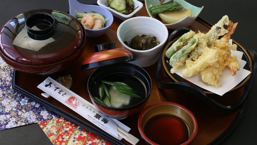 【タイムセール☆選べる日本海定食】日本海の味をお値打ち価格で！お刺身or天婦羅をお好みで♪