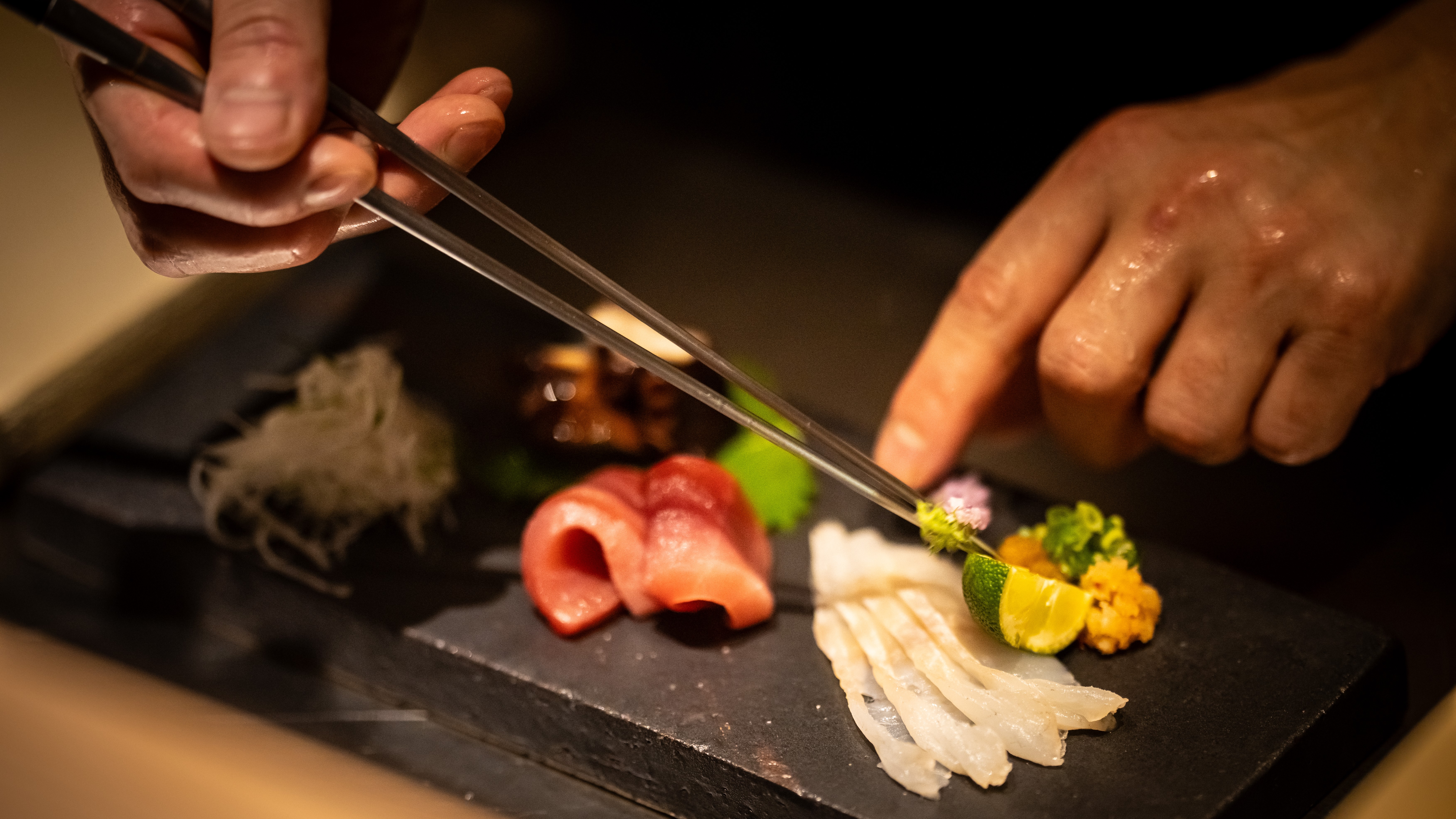 【Dinner/鮨】ひとつひとつ丁寧に仕上げます。
