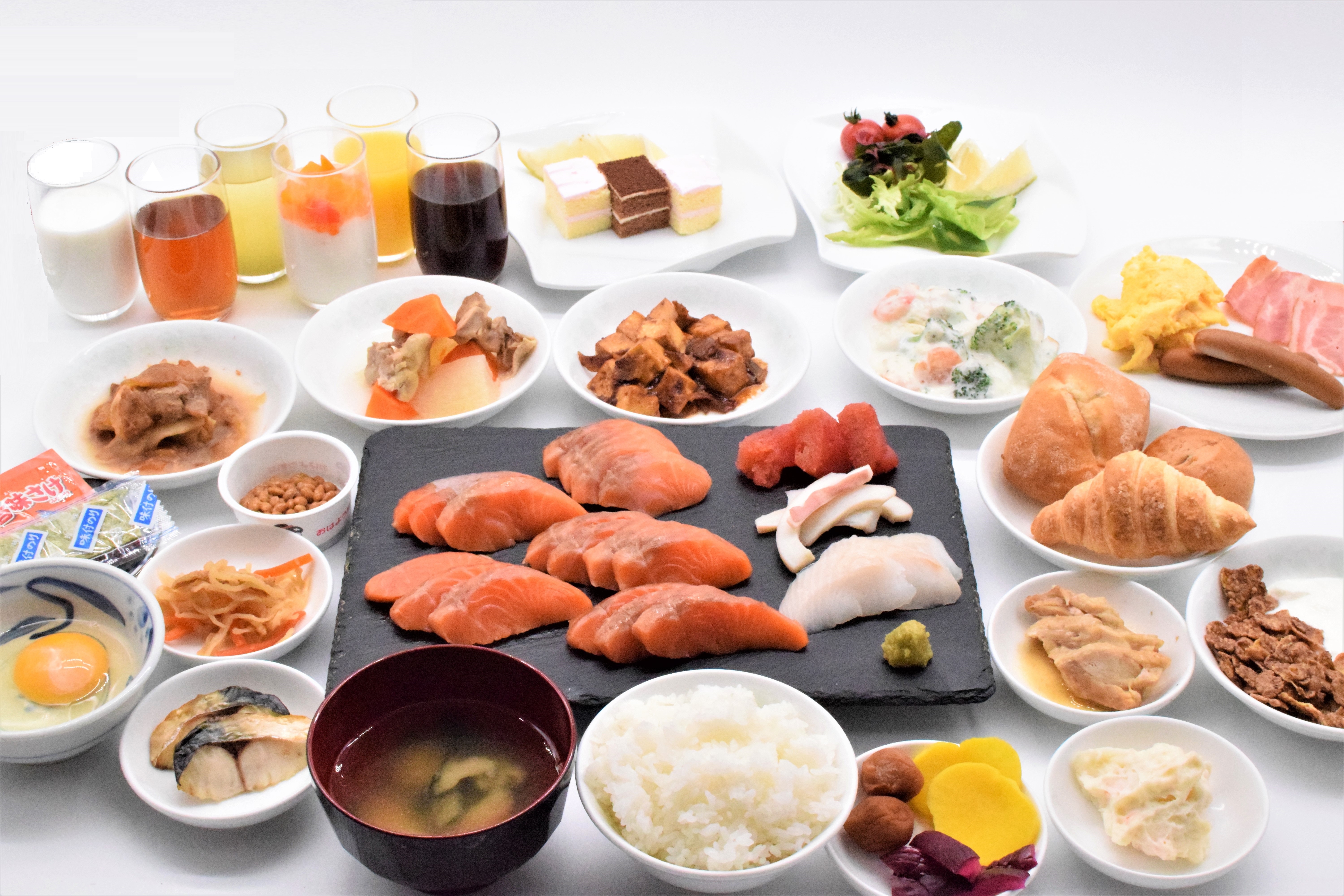 30種類の朝食バイキング