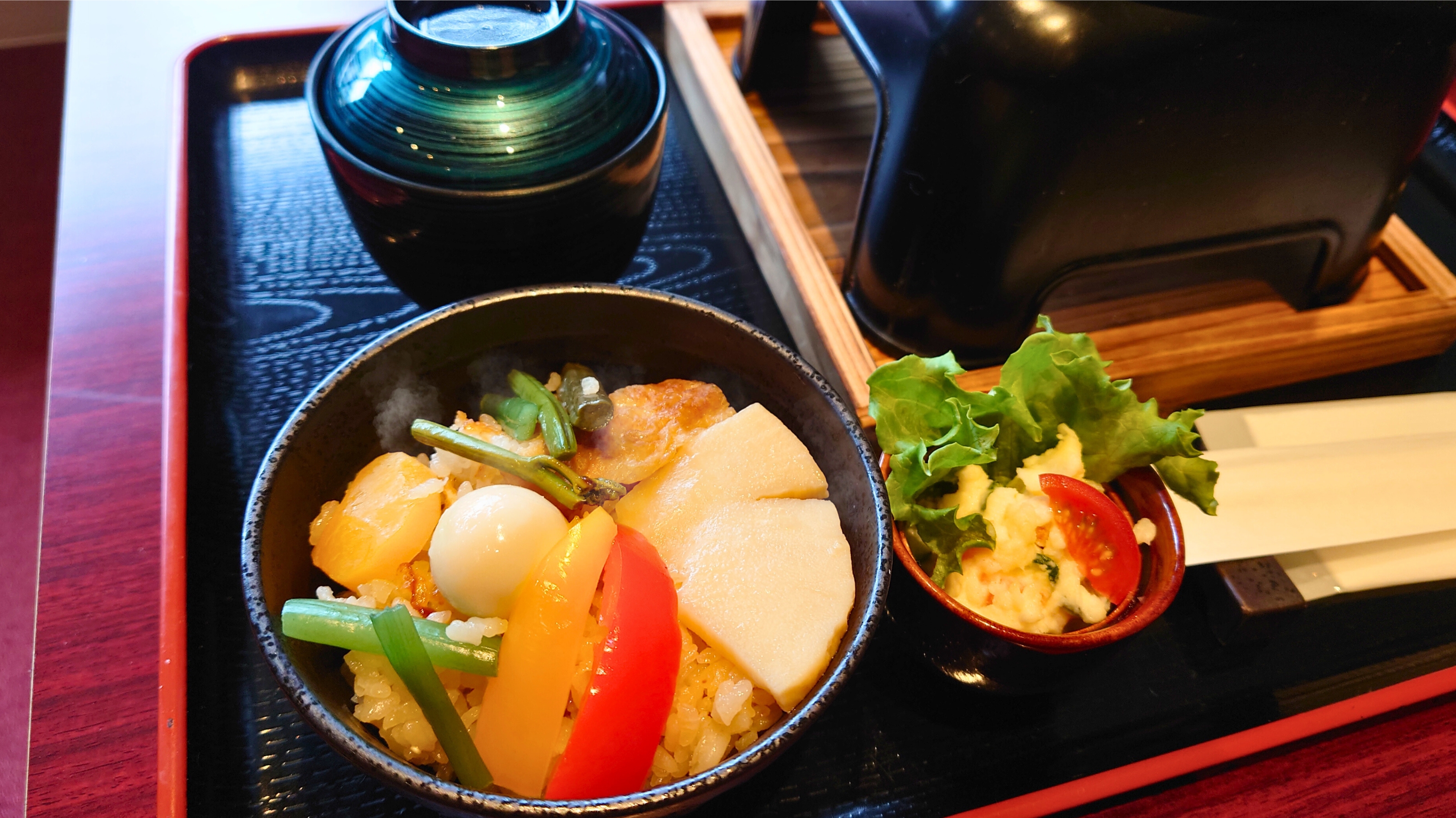 サービス朝食「千の釜めし」春ver！