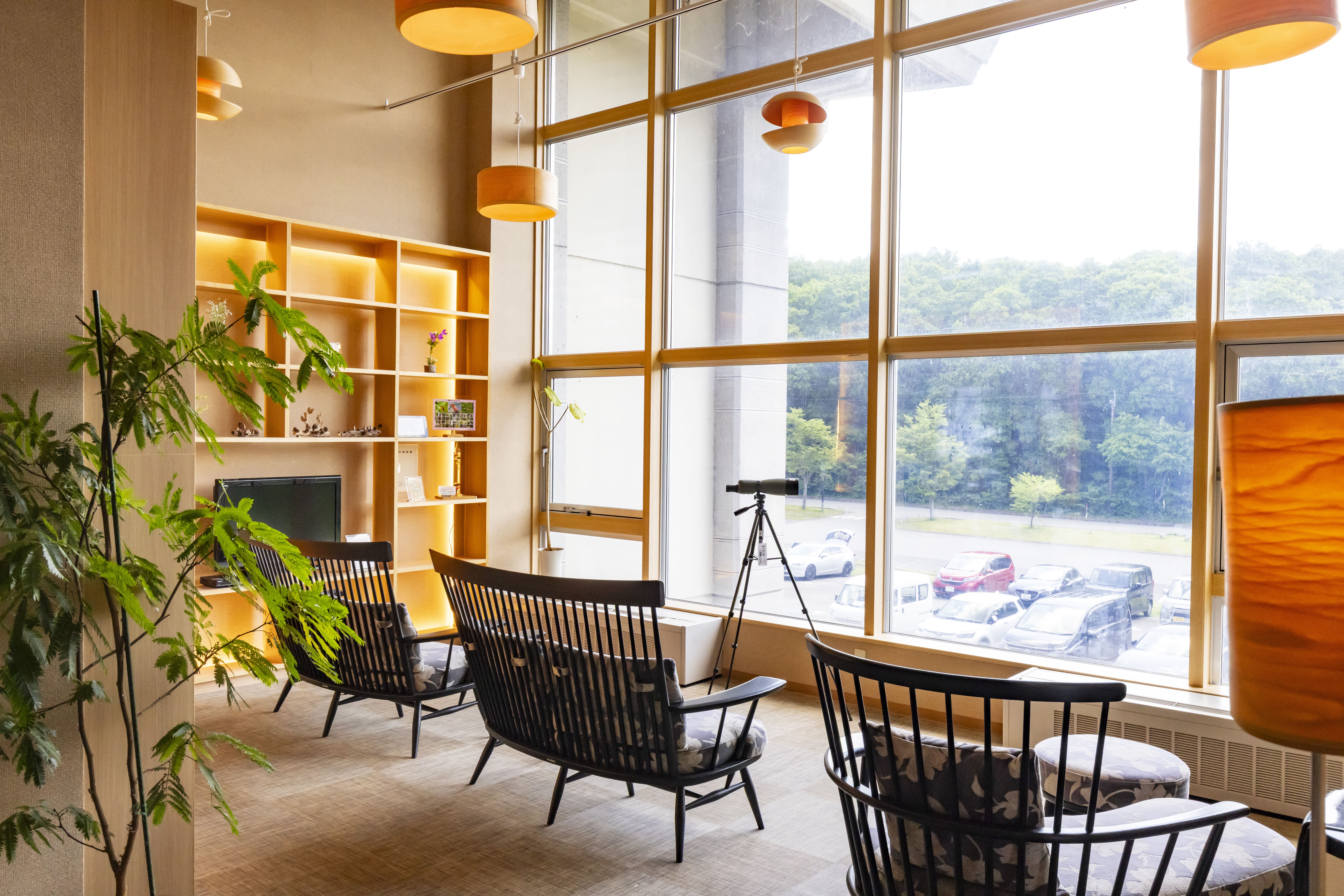 リニューアルされた湯上がりコーナー