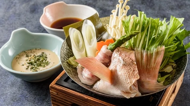 メバルと夏野菜・山形牛の旬彩料理