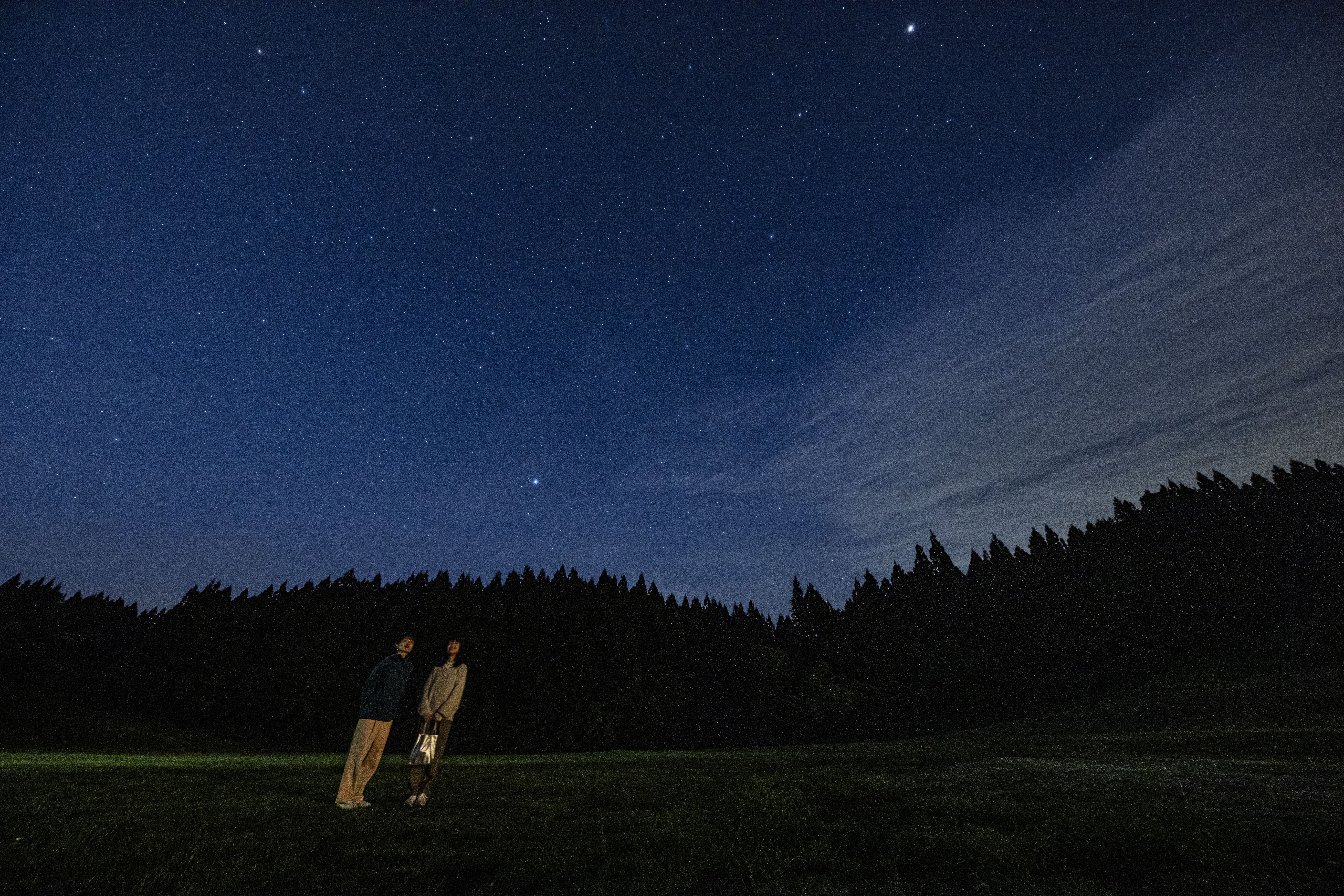 天候に応じて「星空観察会」も開催