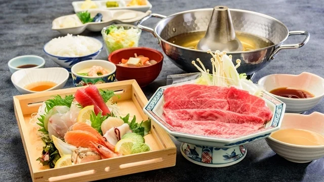 海鮮・山形牛会席