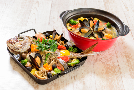 朝食ビュッフェ「アクアパッツァ」