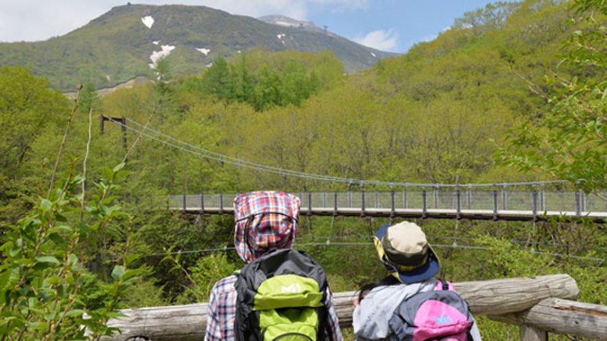 【散策】　那須平成の森や吊り橋など周辺を散策
