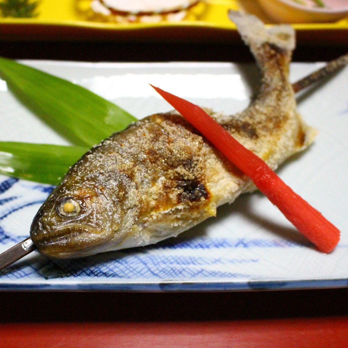 【5％OFF】【楽天スーパーSALE】美味♪焼きたて！川魚塩焼き付【山里の幸手作り懐石】