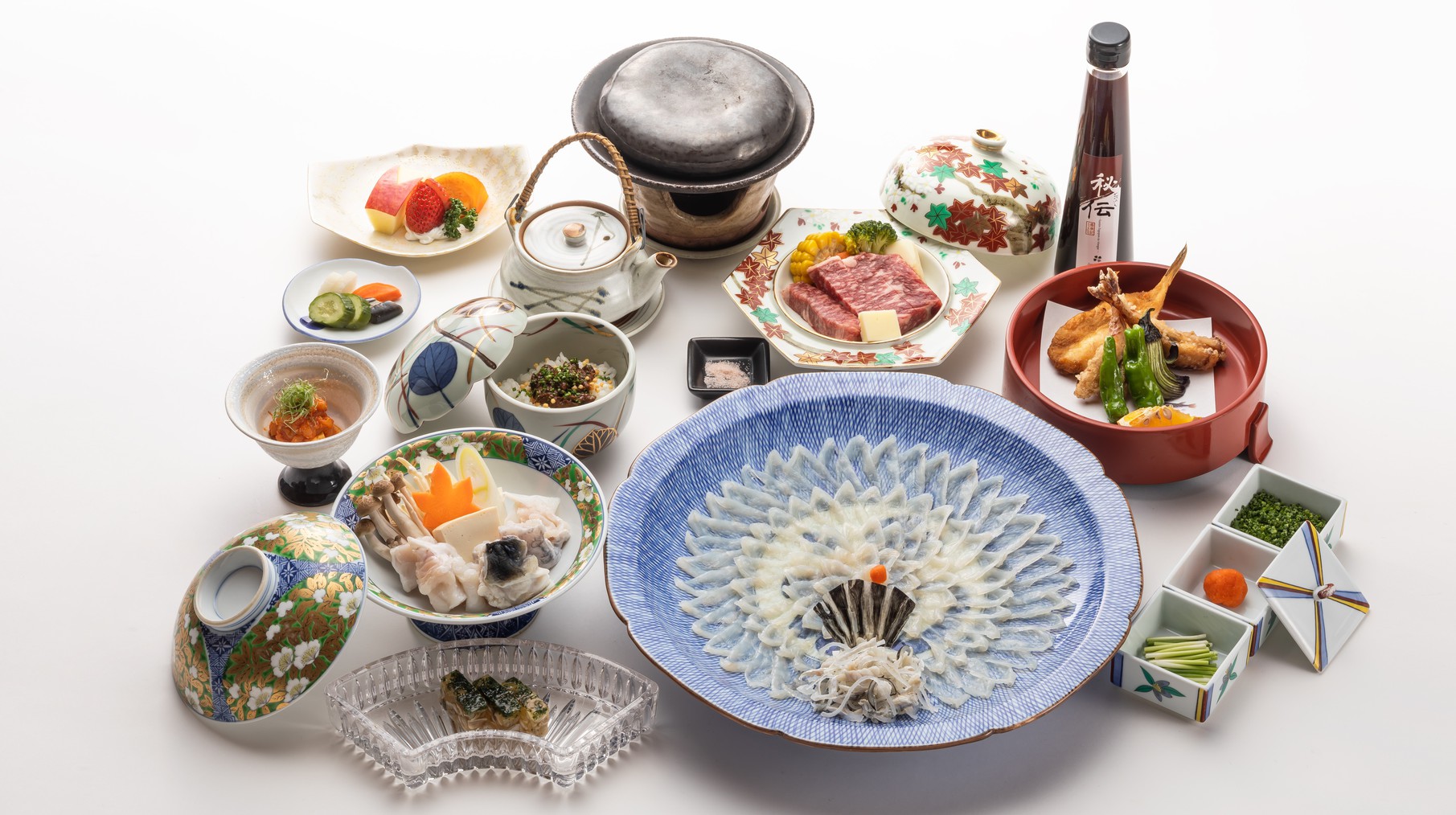 《１泊夕食のみ》◆やまぐち和牛ステーキ×ふぐ刺し◆《館内利用券》〜納得のボリューム〜【家族風呂無料】