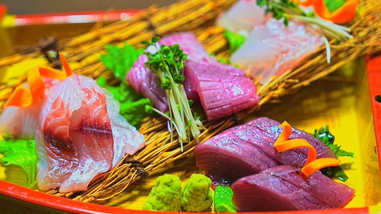 【海鮮好き必見】地魚旬魚のお刺身盛り合わせ！大将おまかせ海鮮創作料理＜2食付＞