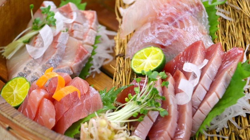 【海鮮好き必見】地魚旬魚のお刺身盛り合わせ！大将おまかせ海鮮創作料理＜2食付＞