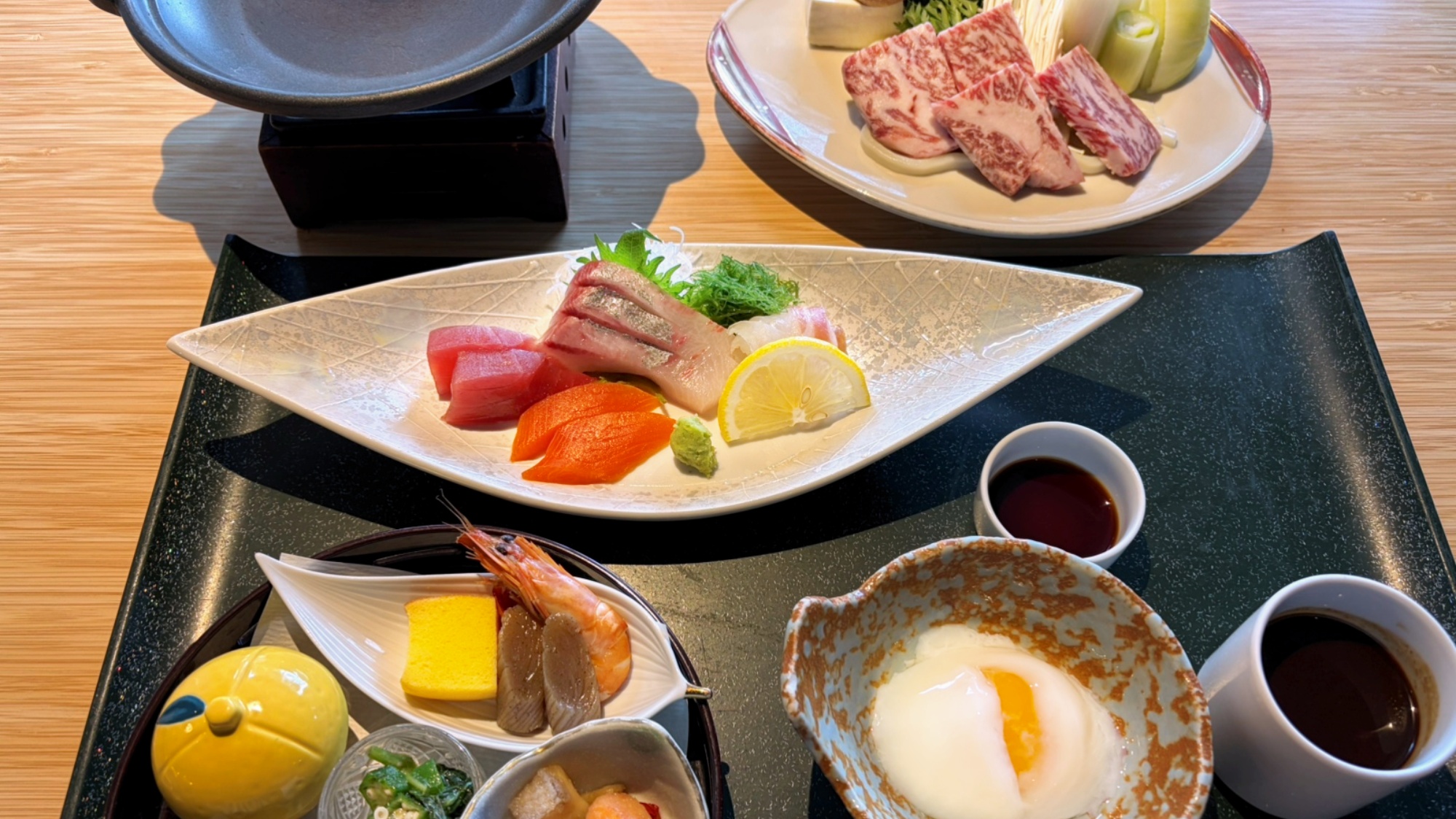 *【ご夕食＜基本会席＞】［3-5月］和牛味噌すき焼御膳