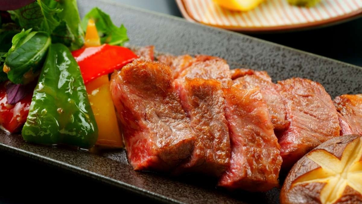 ステーキ付き御膳