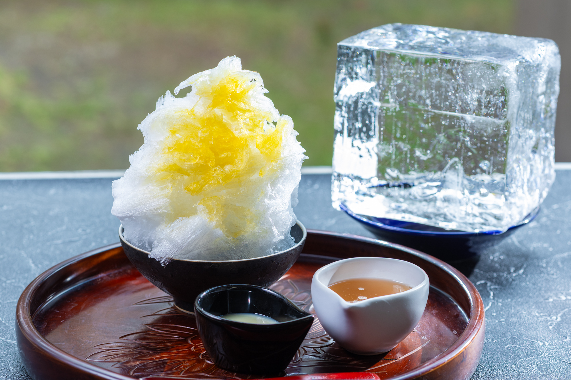 日光天然氷のかき氷　宮ゆず