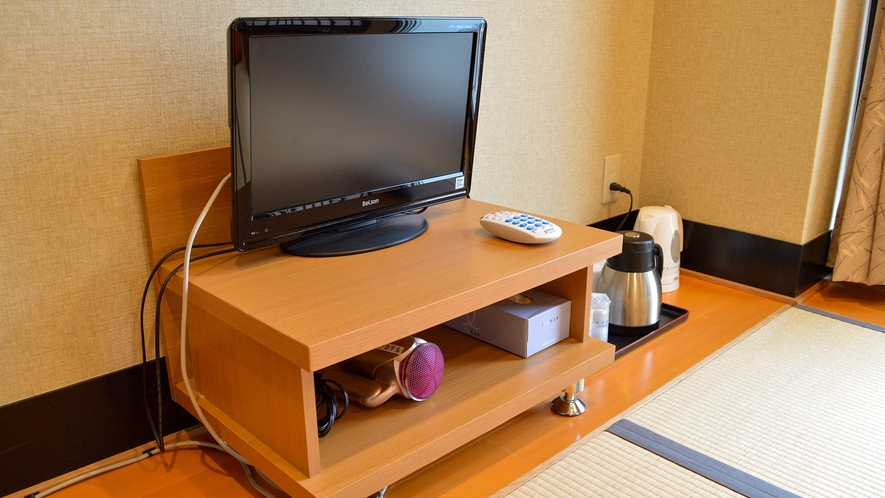 ・和室一例／テレビは各部屋に完備しております