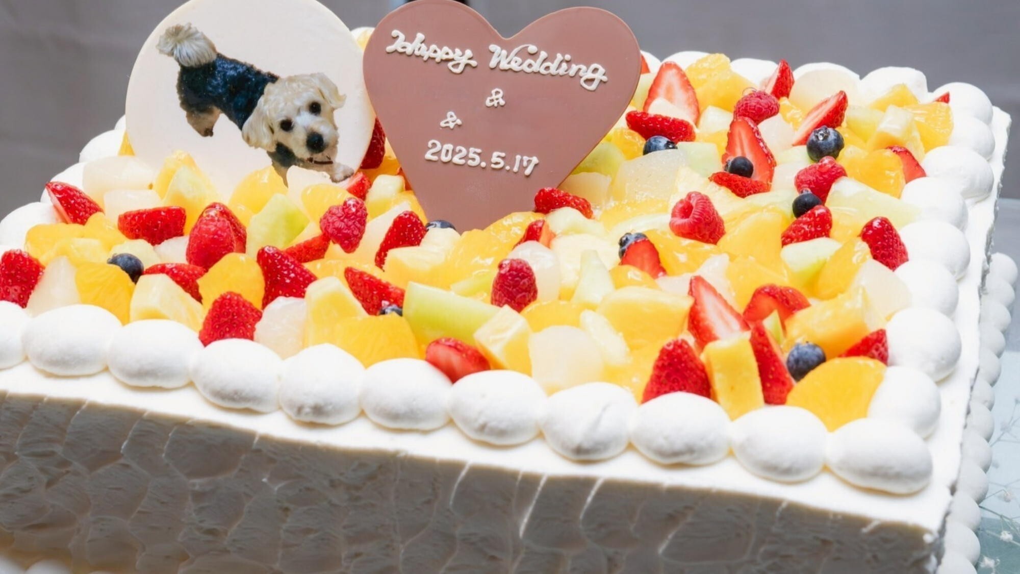 ◆wedding｜大切な門出を彩る、笑顔あふれる特製ウェディングケーキ